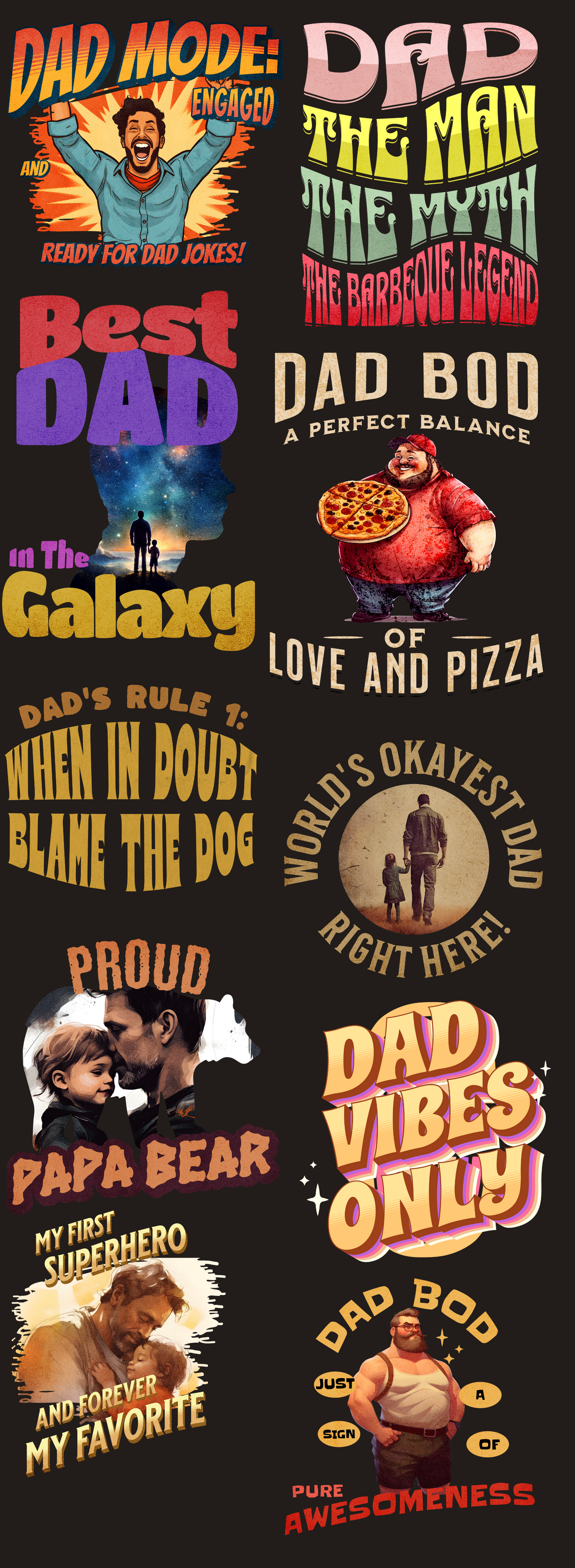 Father's Day 22x60 Sheet